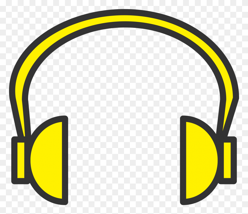2311x1966 This Free Icons Design Of Yellow Headphone, Light HD PNG Download