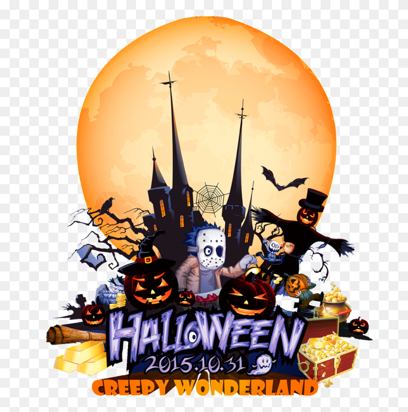 1000x1013 This Graphics Is Happy Halloween Transparent Decorative Halloween, Poster, Advertisement HD PNG Download