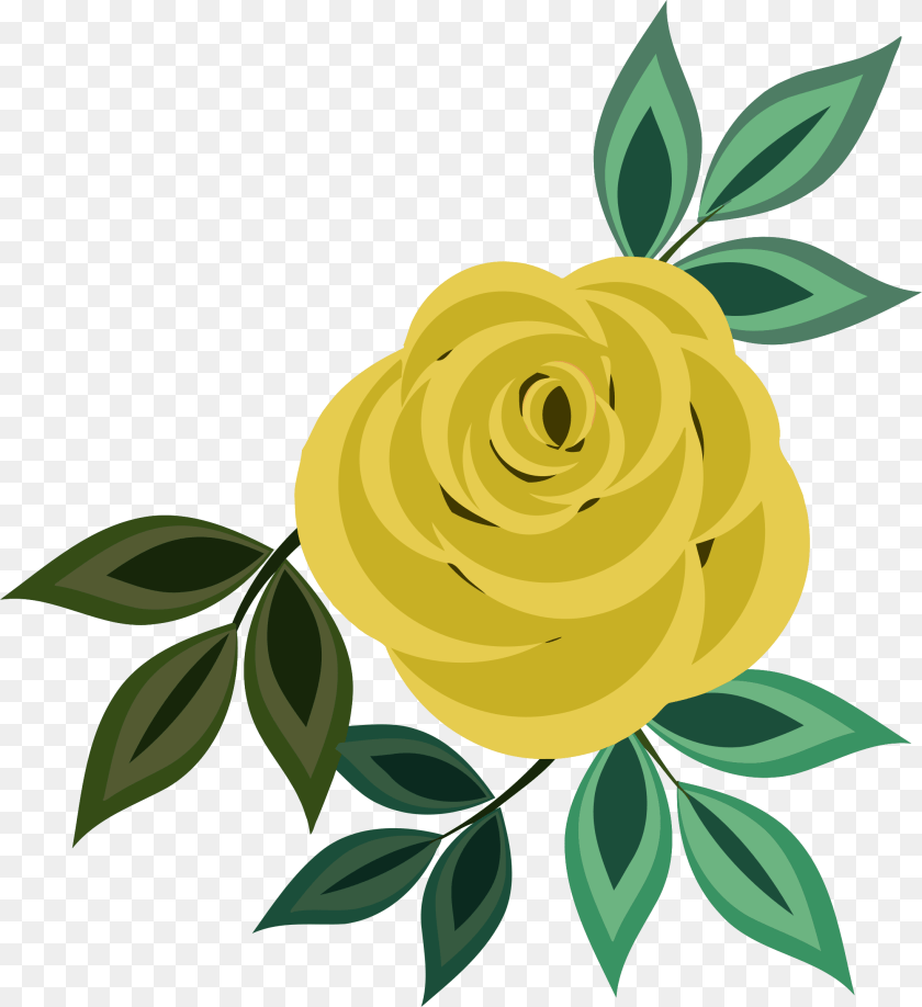 This Icons Design Of Rose, Art, Flower, Graphics, Plant PNG