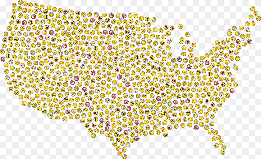 2342x1432 This Icons Design Of United States Smileys Blank Editable Congressional District Map, Accessories, Pattern Clipart PNG