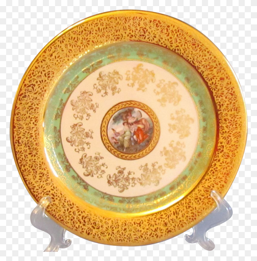 971x990 This Is A Beautiful Le Mieux China Company 24k Gold Porcelain, Pottery, Saucer HD PNG Download