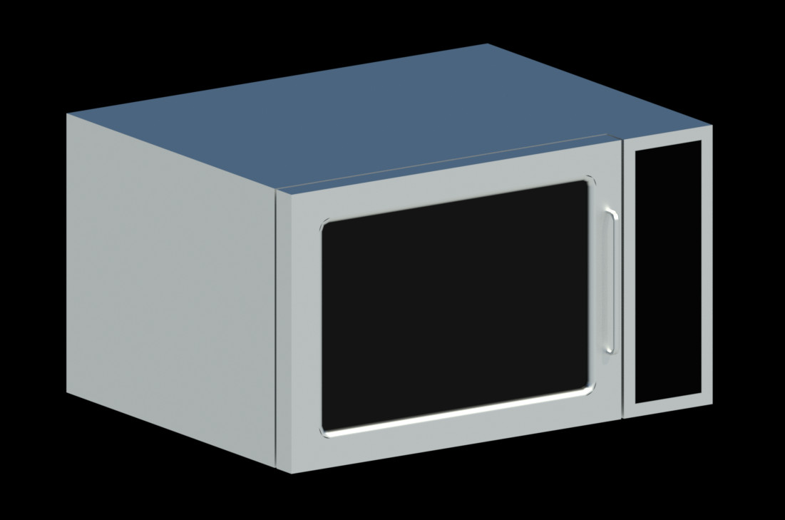 1101x729 This Is A Fully Parametric Revit Model Of A Stainless Coffee Table, Microwave, Oven, Appliance HD PNG Download