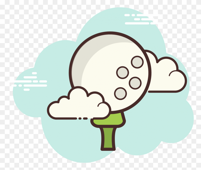 1351x1127 This Is A Golf Ball Resting On A Golf Tee Transparent Math Book Clip Art, Outdoors, Nature, Seed HD PNG Download