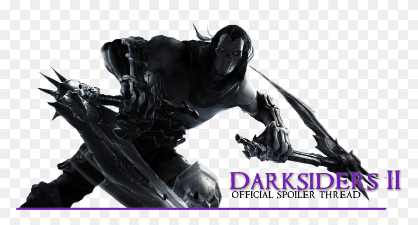 823x416 This Is A Place For Unrestricted Spoilery Discussion Darksiders 2 Full, Person, Human, Ninja HD PNG Download
