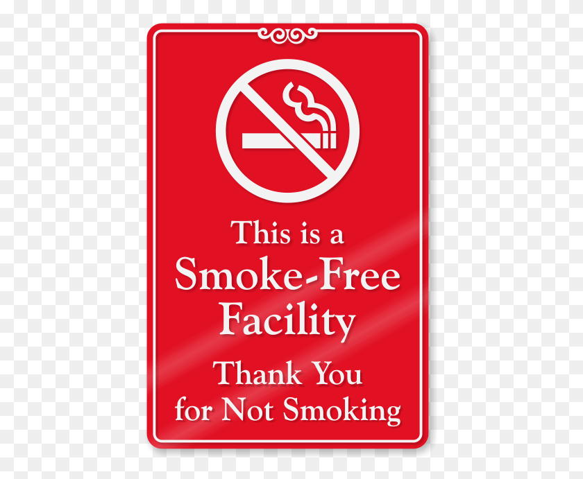 423x631 This Is A Smoke Free Facility Wall Sign Gazi Niversitesi, Symbol, Text, Road Sign HD PNG Download
