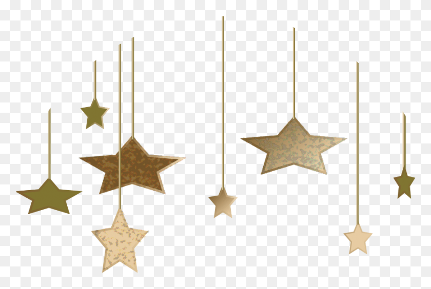 880x569 This Is A Sticker Of Stars Hanging For A Snow Globe Star, Symbol, Star Symbol, Cross HD PNG Download