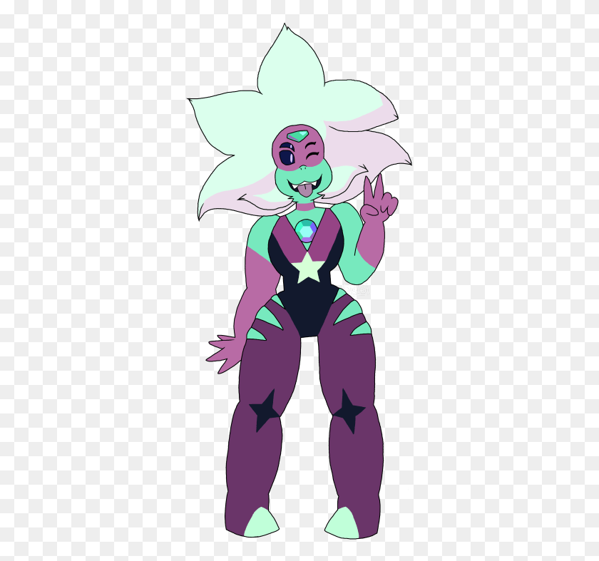 319x727 This Is Another Fan Fusion Of Amethyst And Peridot Steven Universe Amethyst And Peridot Fusion, Costume, Person, Human HD PNG Download