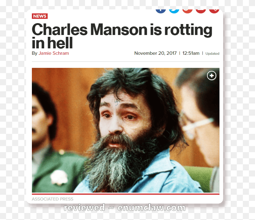 669x663 This Is Especially True Of Those Who Follow The Corrupt O Charles Manson, Face, Person, Human HD PNG Download