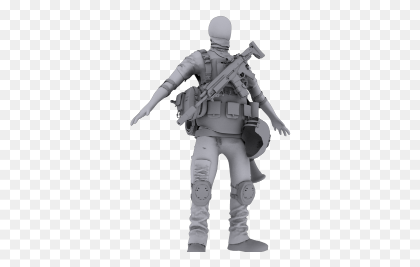 322x475 This Is My First Character Model I39m Pretty Happy Soldier, Person, Human, Robot HD PNG Download