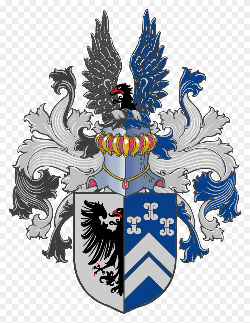 2050x2689 This Is The Full Coat Of Arms Of The Family Van Niekerk Van Niekerk Family Coat Of Arms, Emblem, Symbol, Tiger HD PNG Download