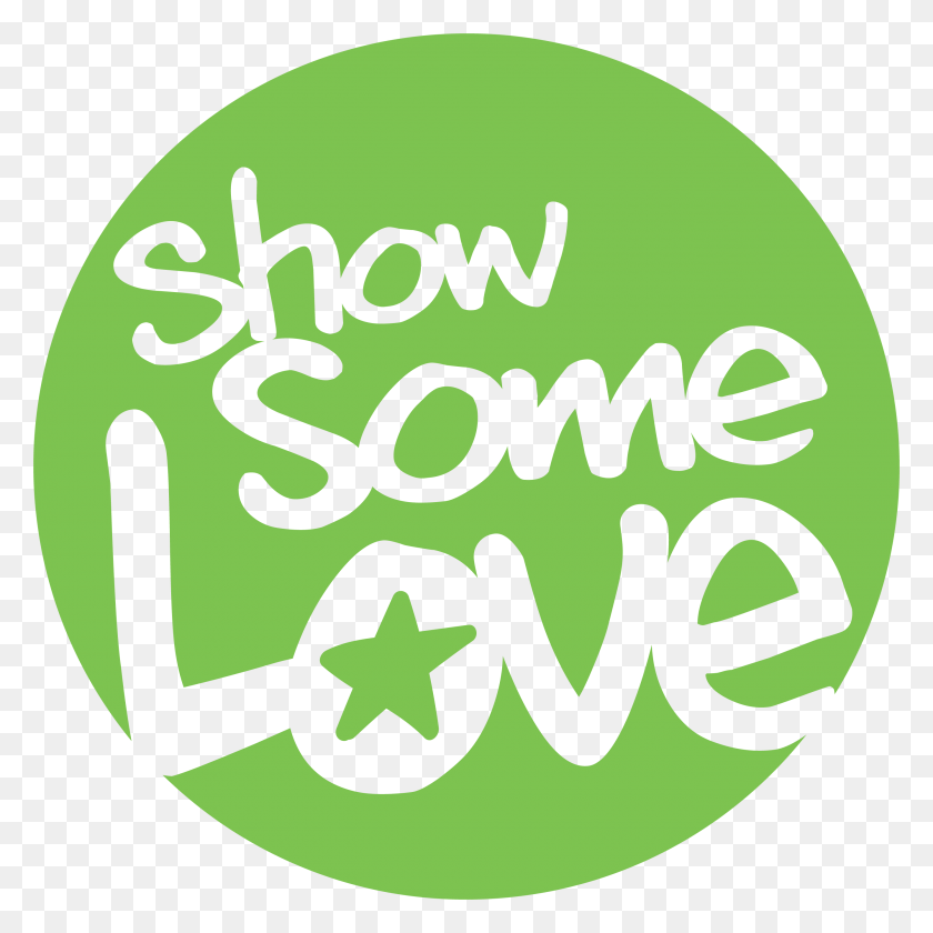 2678x2678 This Is The Green Circle With Show Some Love Text In Cfc Show Some Love Logo, Symbol, Trademark, Alphabet HD PNG Download