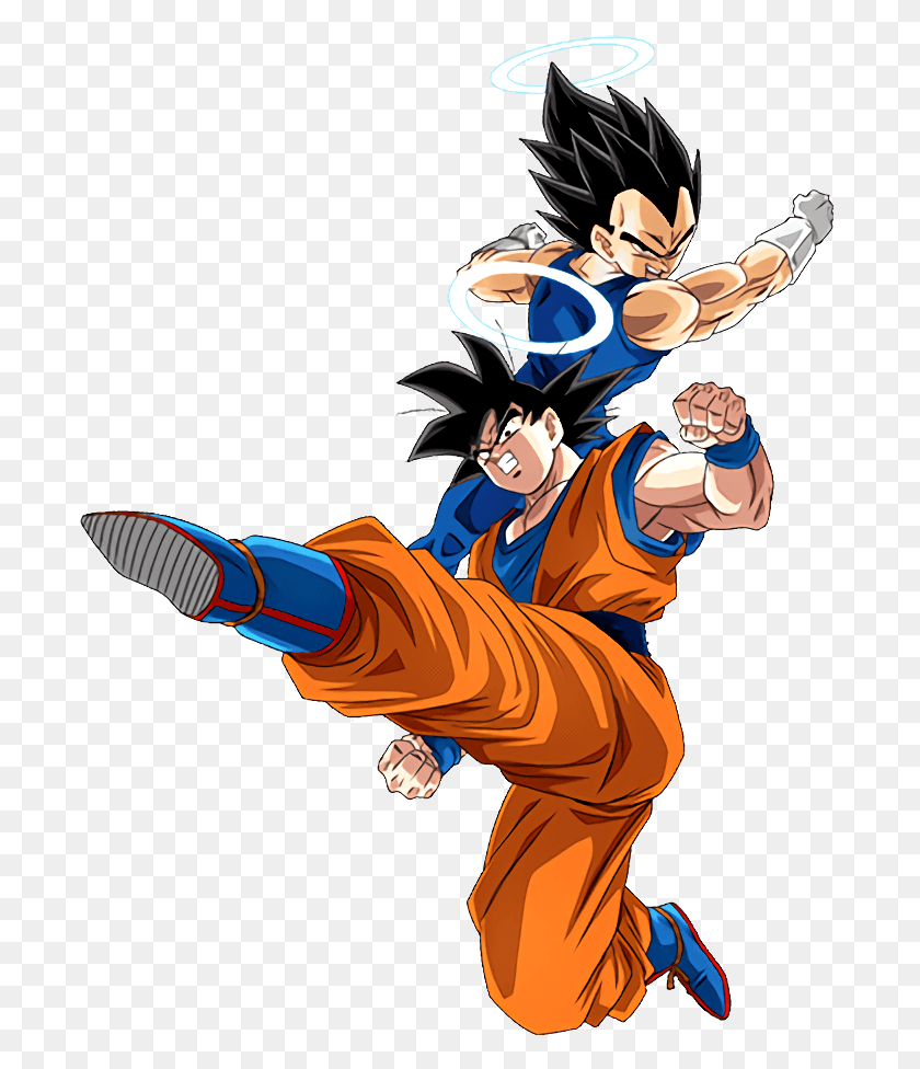 695x916 This Is The Ssr Form Of The New Lr Phy Goku Amp Vegeta Dragon Ball Poses, Person, Human, People HD PNG Download