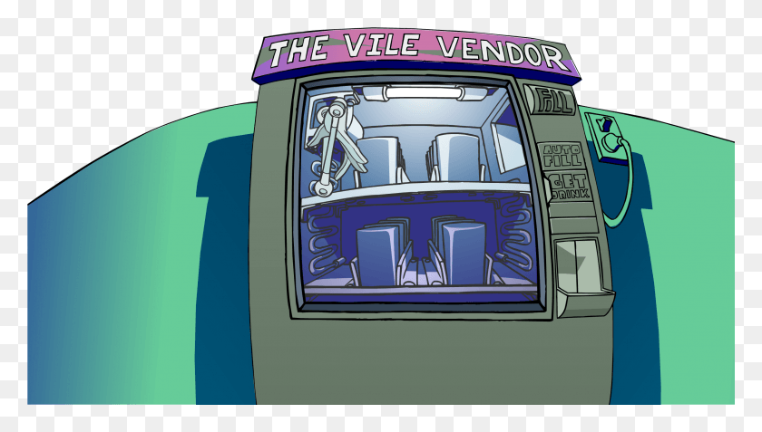 2539x1360 This Is The Vile Vendor Cartoon, Vehicle, Transportation, Bus HD PNG Download