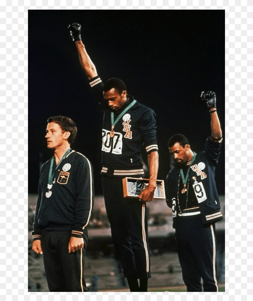 657x940 This John Carlos Et Tommie Smith, Persona, Humano, Multitud Hd Png