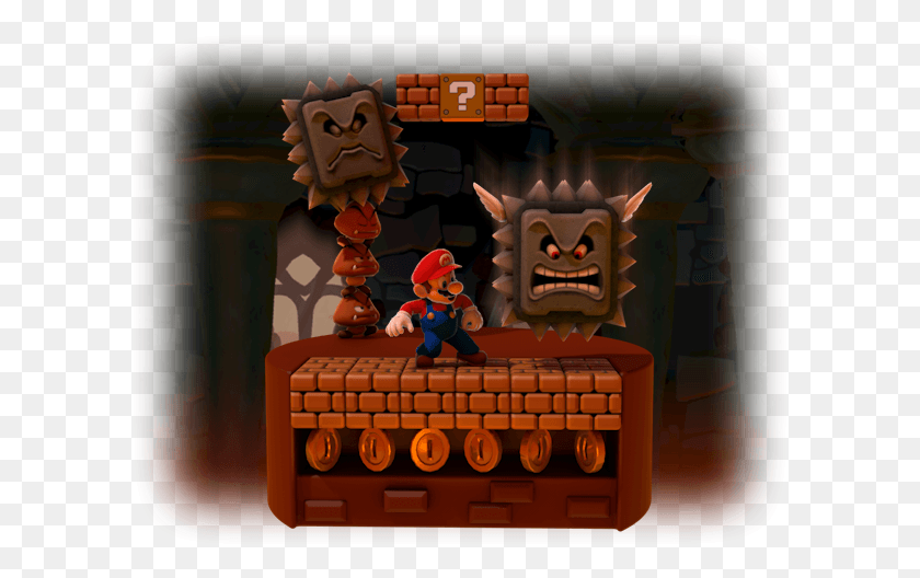 599x468 This Mario Thwomp, Toy, Super Mario, Housing HD PNG Download