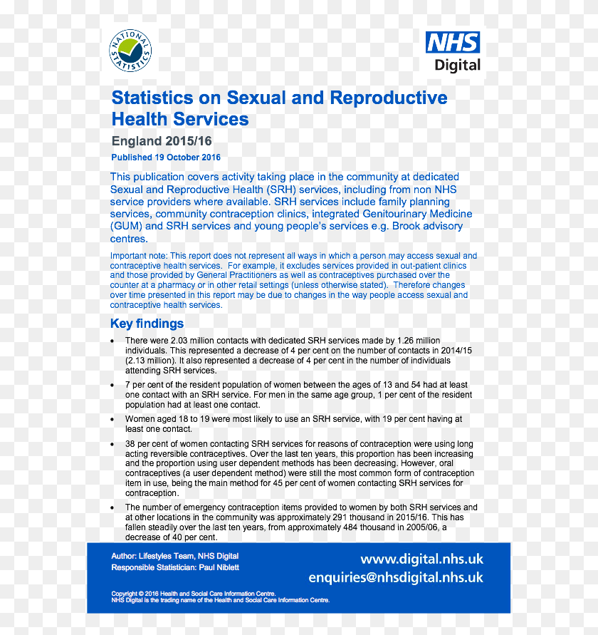 597x831 This Nhs Report Which Said User Dependent Methods Have Health Survey For England 2016, Text, Paper HD PNG Download