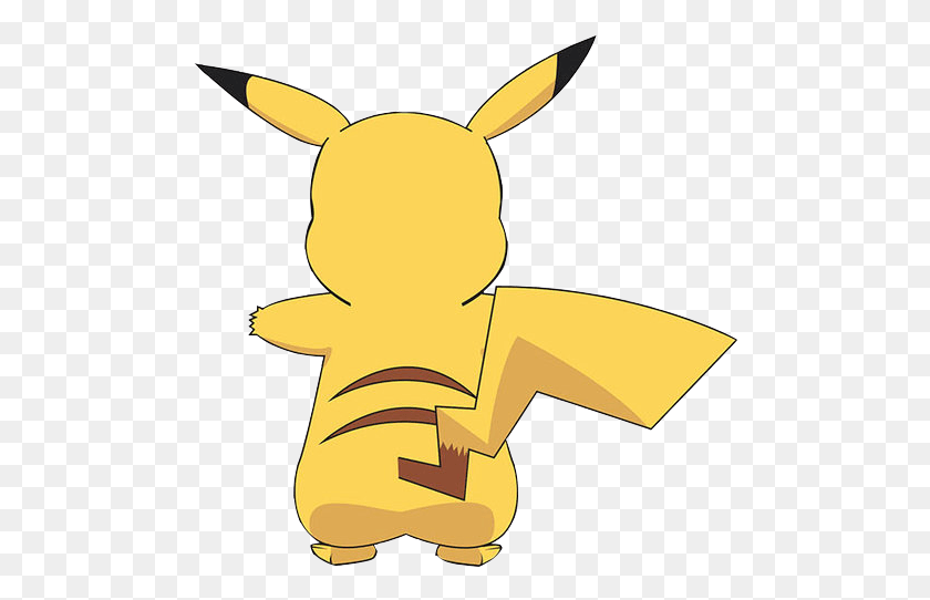 492x482 This Pikachu Back, Axe, Tool, Animal HD PNG Download