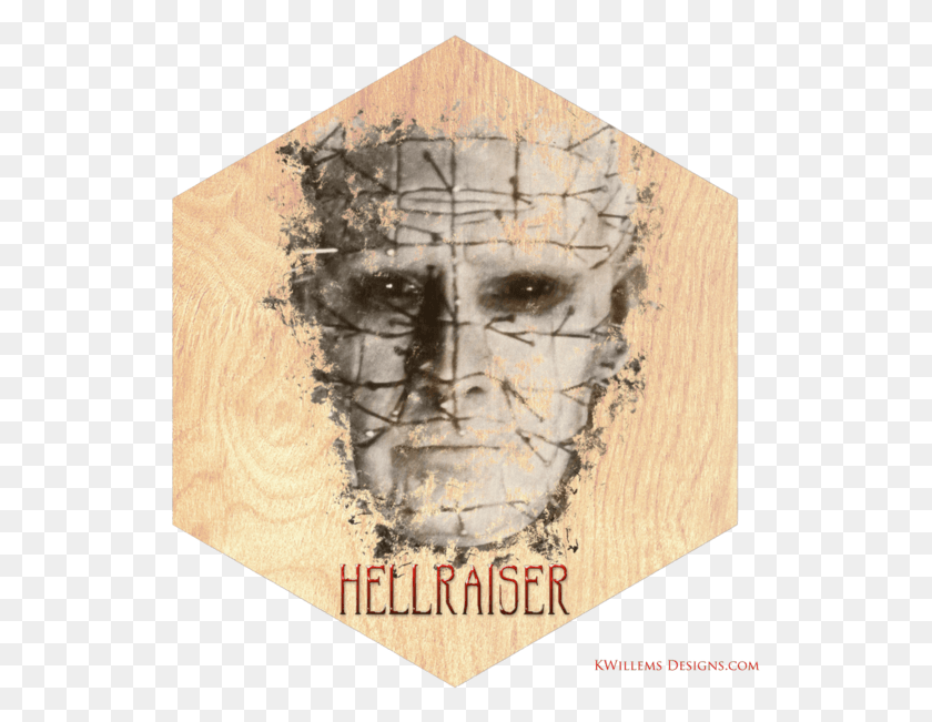 531x591 This Pinhead Premium Wood Art Print Is The Most Uniquely Visual Arts, Collage, Poster, Advertisement HD PNG Download