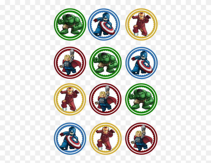420x590 This Printable Collection Offers A Gorgeous Suite Of Printable Avengers Cupcake Toppers, Label, Text, Person HD PNG Download