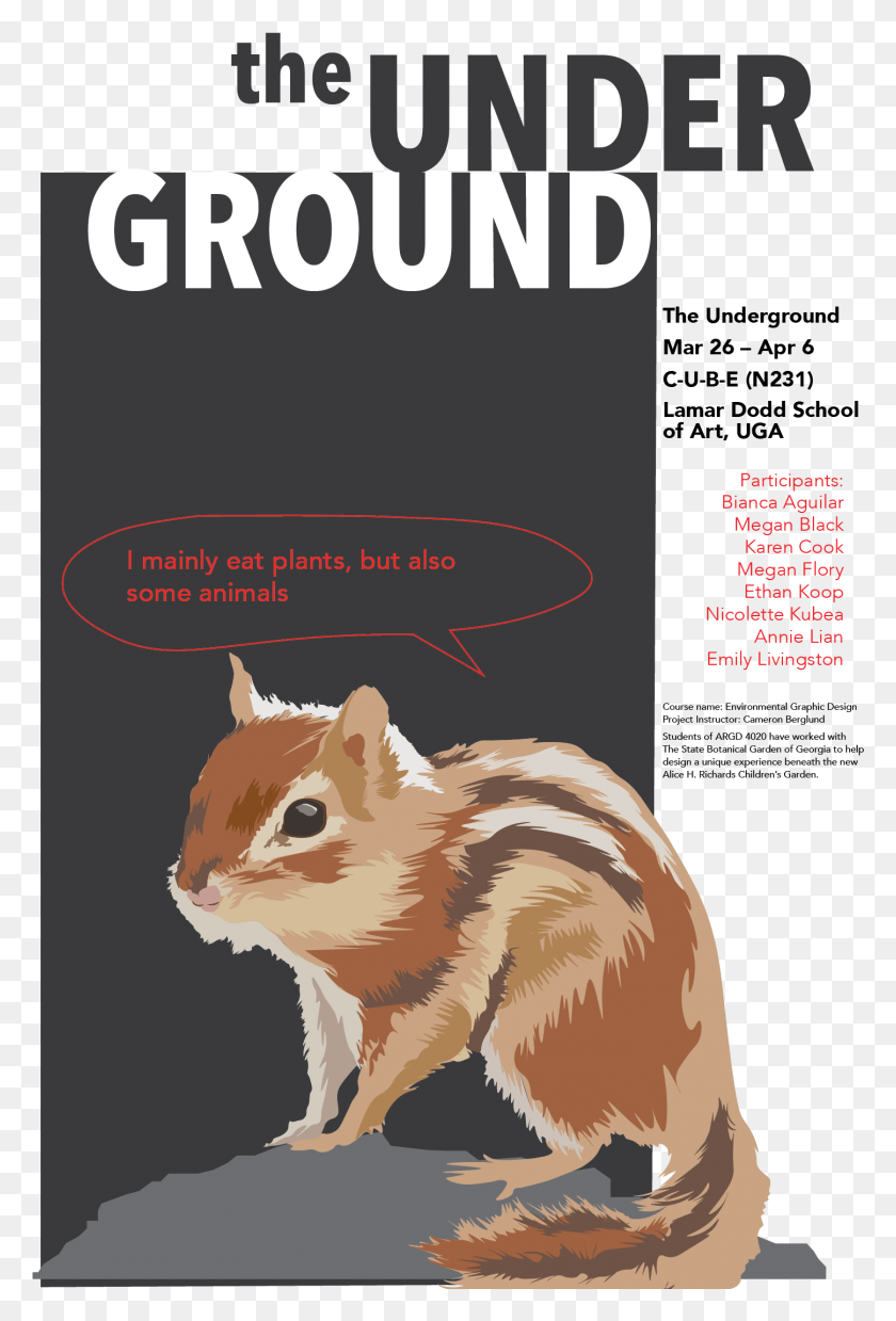 1447x2188 This Project Includes Eastern Chipmunk, Poster, Advertisement, Flyer Descargar Hd Png