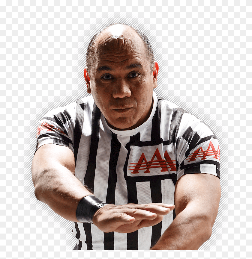 724x805 This Referee Can Be Defined As Unpredictable And Explosive Raul Copetes Salazar, Person, Human, Arm HD PNG Download