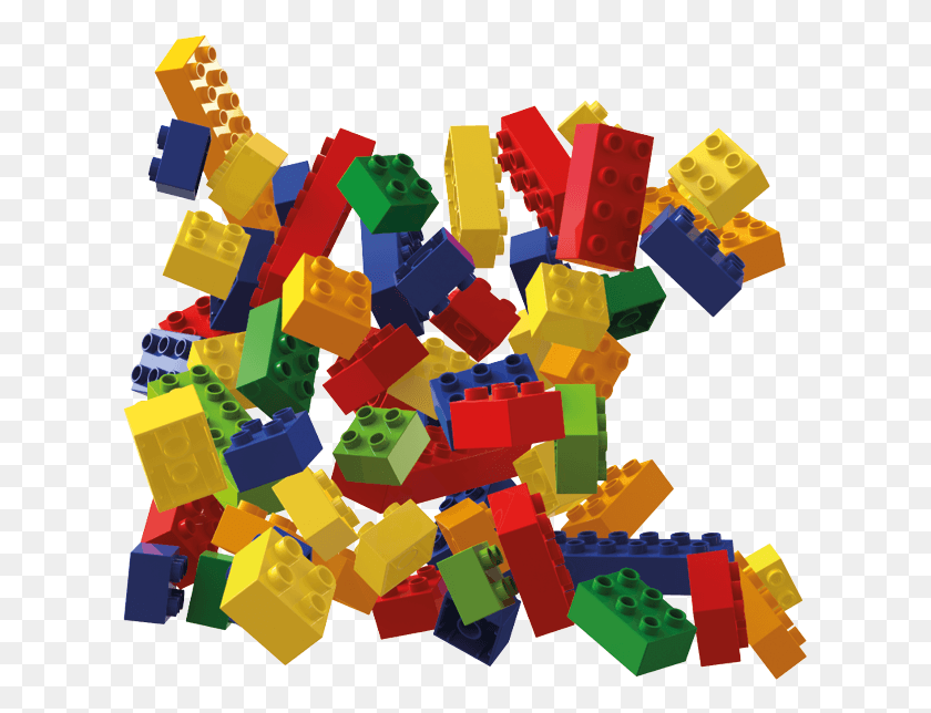 619x584 This Set Adds 100 Building Blocks And 2 Base Plates Hubelino Bausteine, Toy, Graphics HD PNG Download