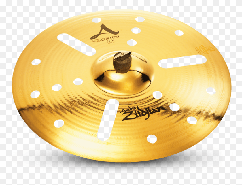 801x598 Эта Тарелка Со Спецэффектами Crash Cymbal Имеет Уникальный Набор Zildjian A Custom Fx, Gong, Musical Instrument, Text Png Download