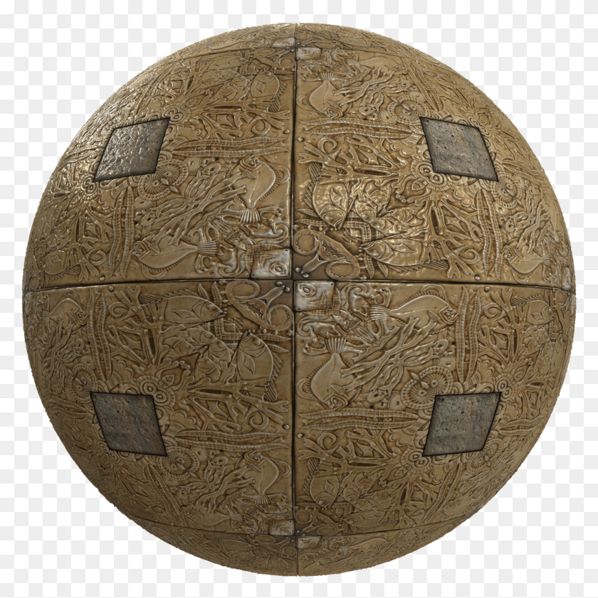 1512x1514 This Texture Set Is Designed As A Full Pbr Material Circle HD PNG Download
