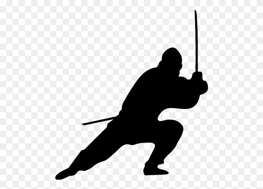 491x546 This Training Is For Sales People Who Have To Sword Fight Silhouette, Leisure Activities, Bow HD PNG Download