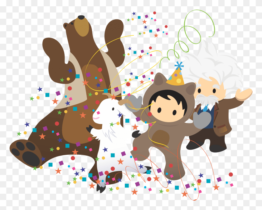 1465x1151 This Unique Pop Up Event Invites Customers To Mix And Trailhead Salesforce, Paper, Confetti, Graphics HD PNG Download