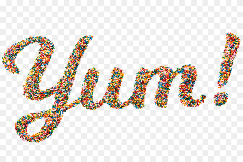 This Was Made By Laying Out Sprinkles Taking A High Resolution, Accessories, Jewelry, Necklace, Flower Sticker PNG