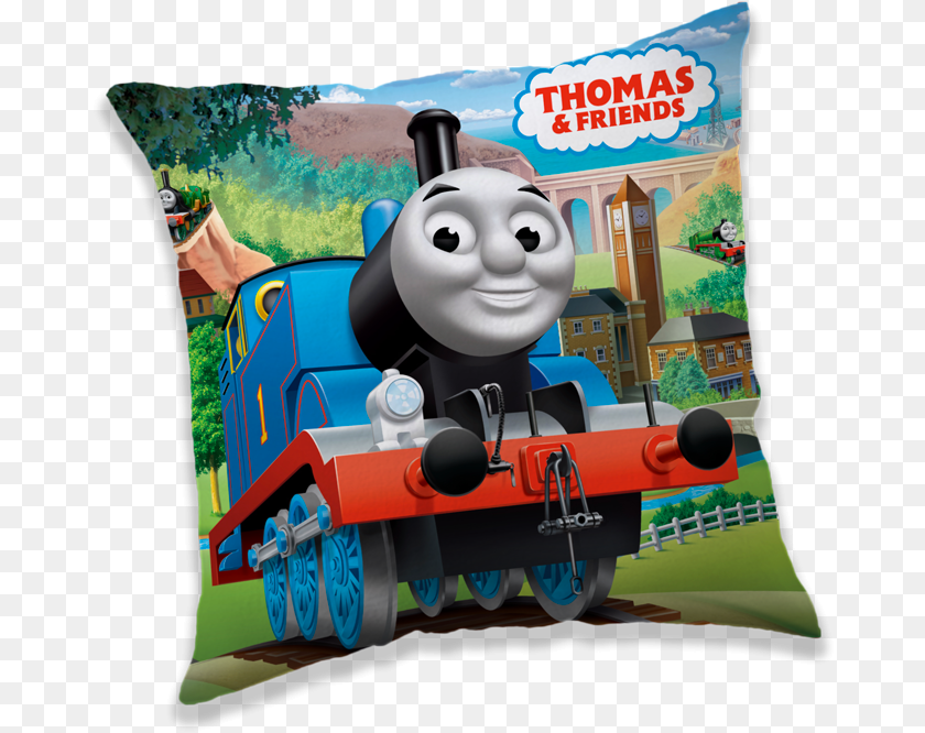675x666 Thomas And Friends Quot03 Thomas And Friends, Cushion, Home Decor, Vehicle, Transportation Clipart PNG