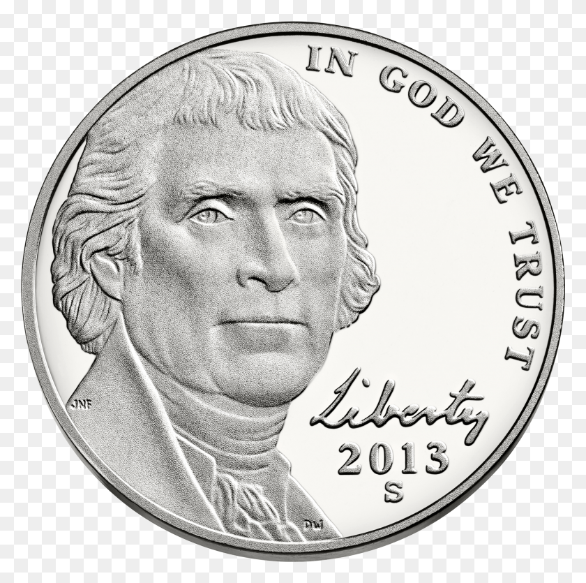1985x1973 Thomas Jefferson Nickel, Coin, Money, Person HD PNG Download