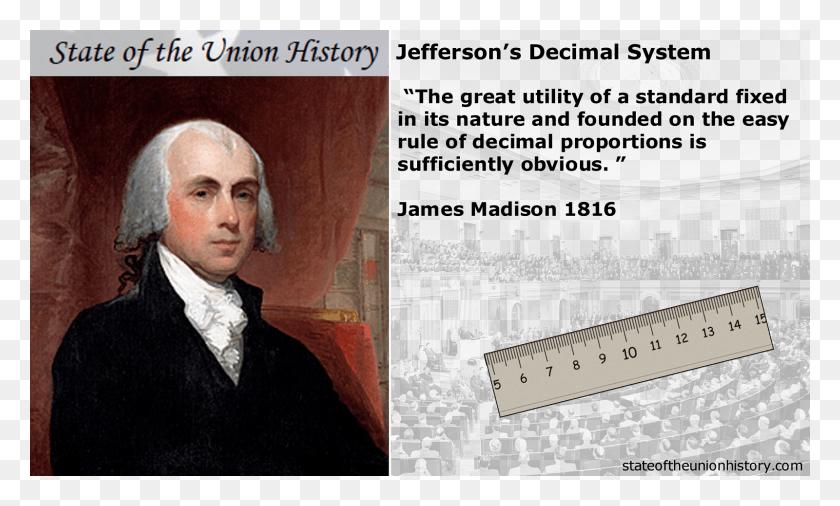 1600x916 Thomas Jefferson39s Decimal System1 James Madison Indian Removal, Interior Design, Indoors, Person HD PNG Download