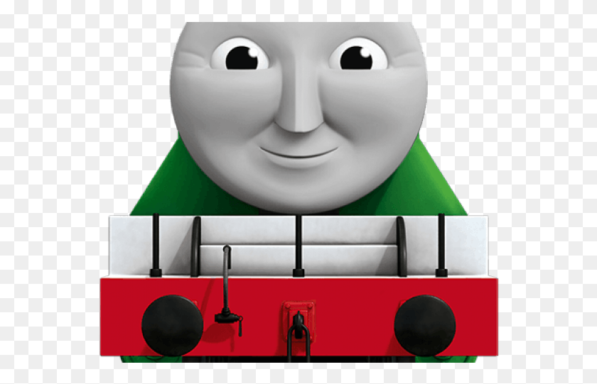 564x481 Thomas The Tank Engine Clipart Green Train Henry The Green Engine Front View, Toy, Head, Furniture HD PNG Download