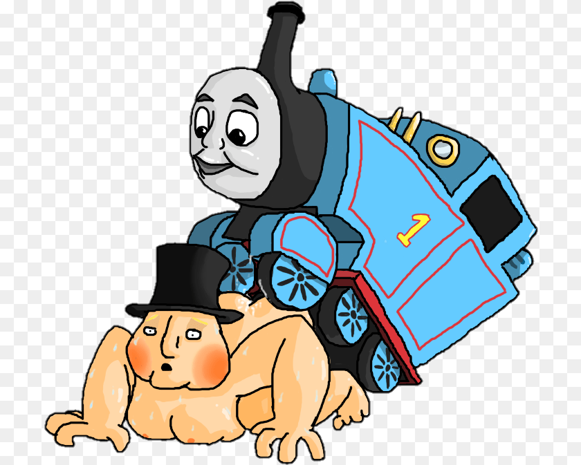 Thomas The Tank Engine Porn, Bag, Face, Head, Person Sticker PNG