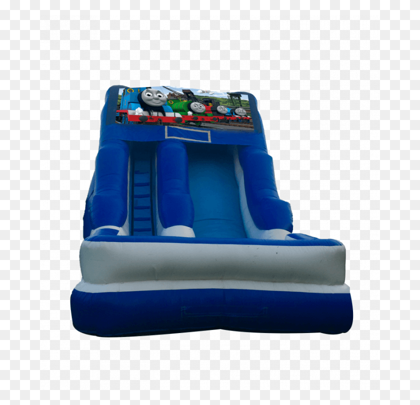 678x750 Thomas The Train 1639wet Or Dry Slide Wonder Woman Waterslide, Inflatable, Toy HD PNG Download