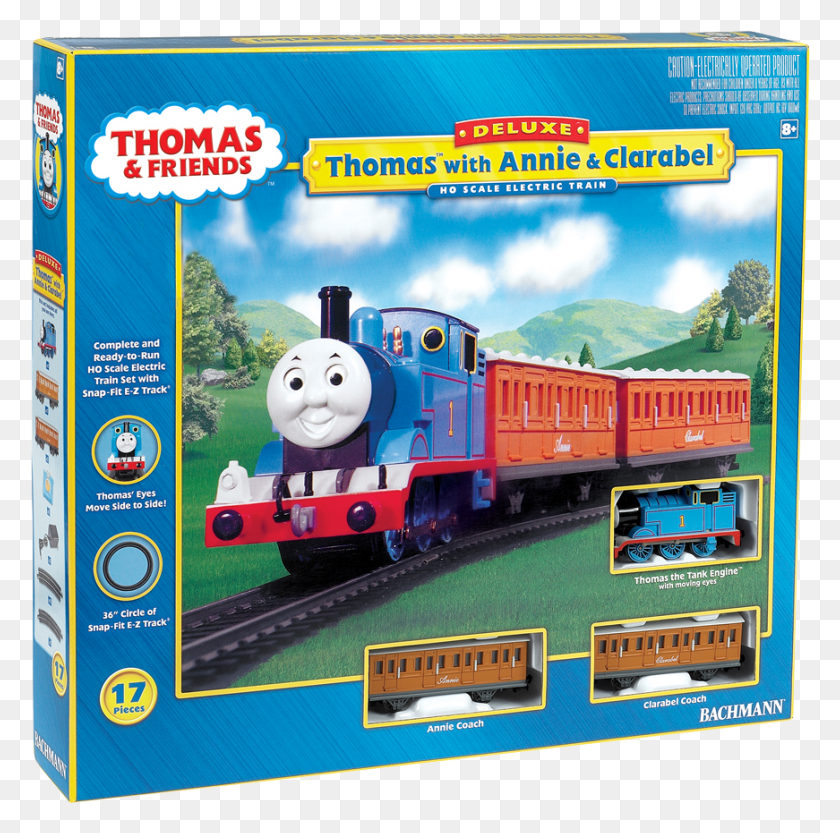 871x864 Thomas With Annie And Clarabel Ho Set Ho Scale Thomas And Friends Train Sets, Locomotive, Vehicle, Transportation HD PNG Download