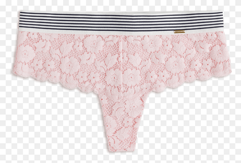 799x522 Thong Low Pink Panties, Tablecloth, Lace, Lingerie HD PNG Download