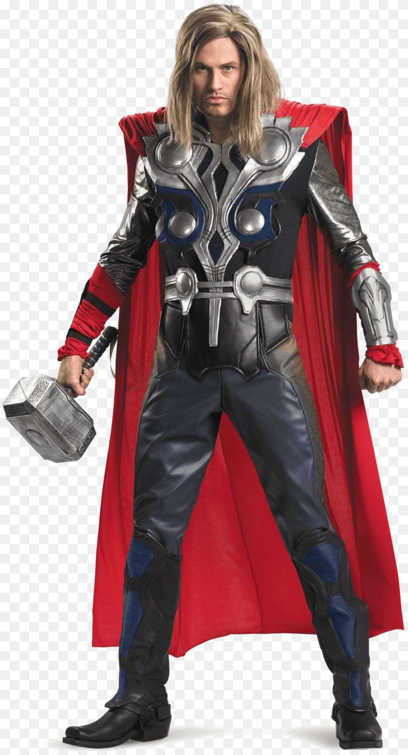 1337x2473 Thor Thor Halloween Costume Adults, Cape, Clothing, Person, Adult PNG