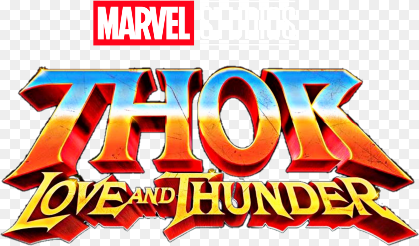 Thor Love And Thunder Logo Marvel Studios Graphic Design Clipart PNG
