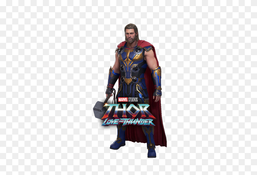 256x512 Thor Love And Thunder, Marvel, Superhero Clipart PNG