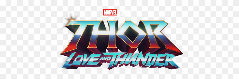 450x218 Thor Love And Thunder, Marvel, Superhero Clipart PNG