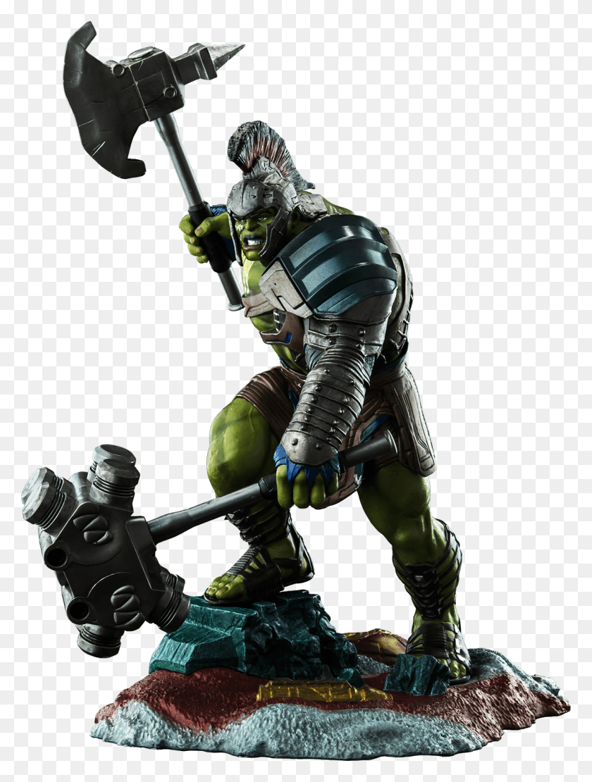 1114x1500 Thor Ragnarok Hulk Statue, Person, Human, Toy HD PNG Download