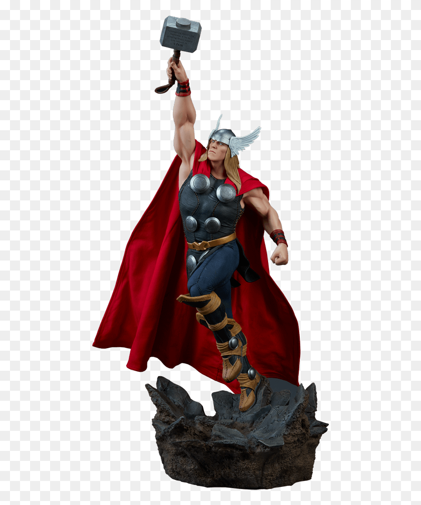 474x948 Thor Statue, Clothing, Apparel, Costume HD PNG Download