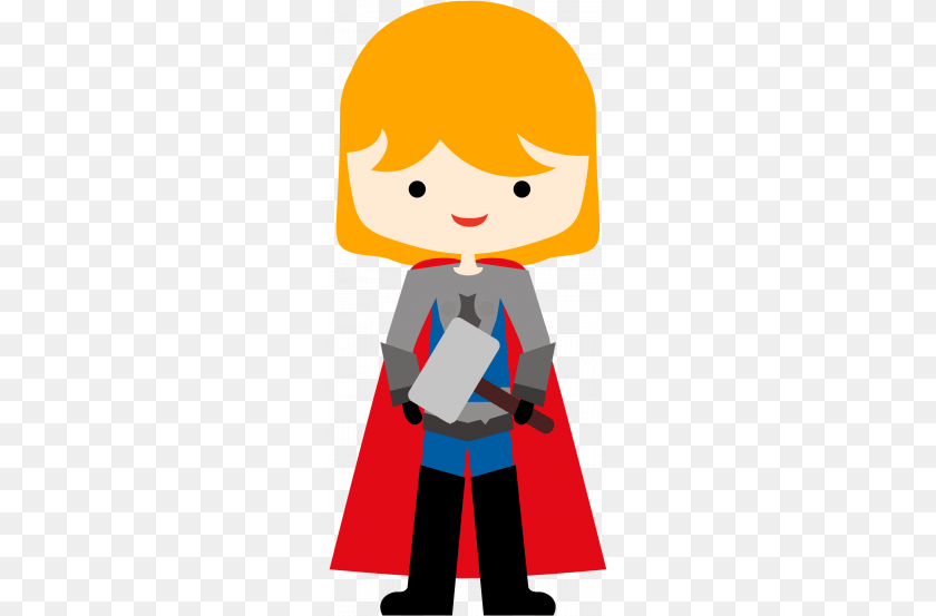 250x553 Thor Svg Baby Cartoon Minus Super Herois, Cape, Clothing, Person, Book Clipart PNG