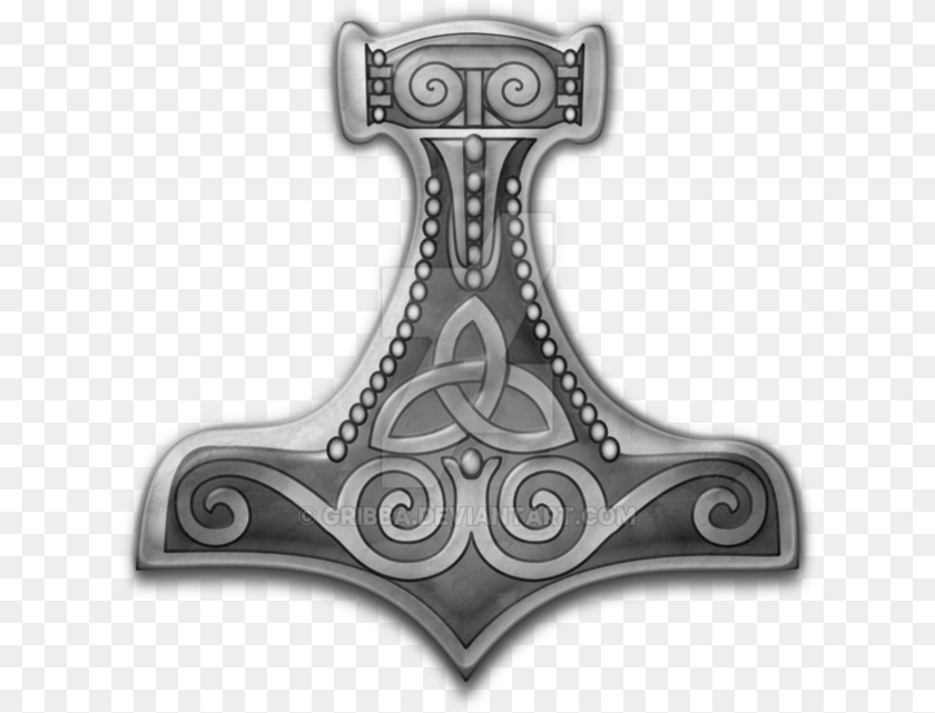 628x641 Thorquots Hammer Mjolnir, Cushion, Home Decor, Symbol, Emblem Clipart PNG