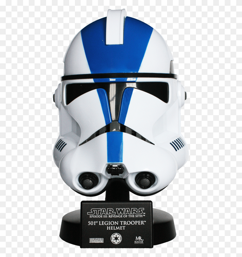 473x833 Those Blue Helmets Always Wondered What Clone Commander Star Wars Trooper Helmet Vector, Clothing, Apparel, Crash Helmet HD PNG Download