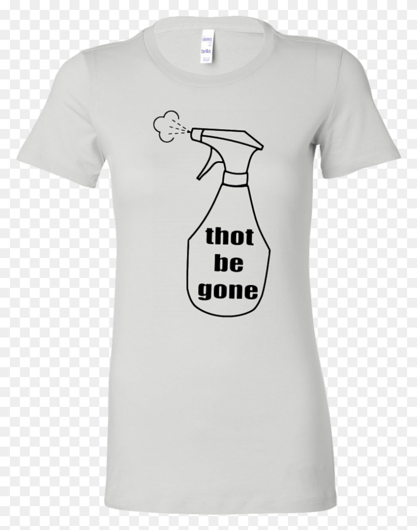 793x1025 Thot Be Gone 6004 Women39s Favorite Tee, Clothing, Apparel, T-shirt HD PNG Download