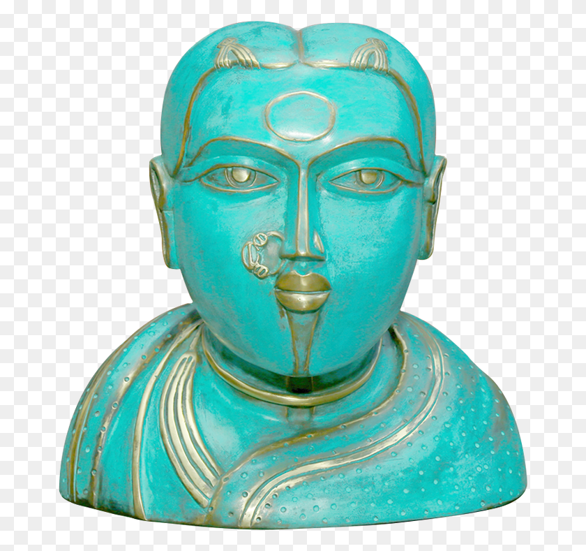 672x729 Скульптура Тота Вайкунтам, Голова, Бронза, Hd Png Скачать